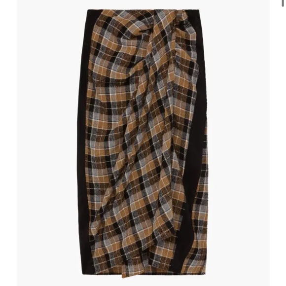 Zara limited edition wool plaid skirt - Picture 4 of 4